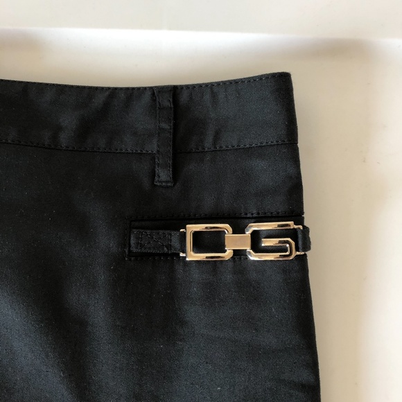 Dolce & Gabbana Black Cotton Blend Skirt w/Slit - Picture 6 of 6